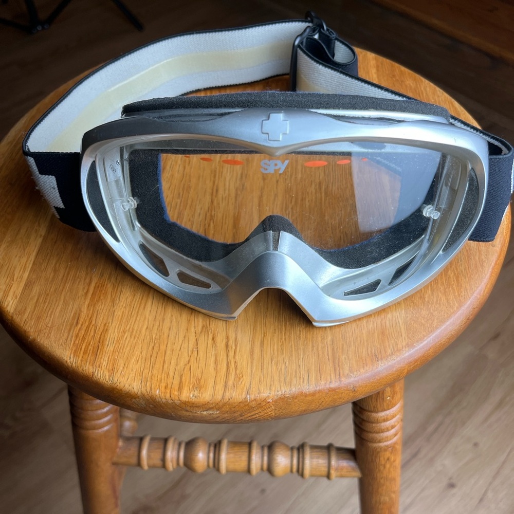 Spy Optic Snow Goggles Gray Black Clear Lens Anti-Fog Ski Snowboard Unisex